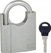 Замок навесной FUARO PL-4475 (75 мм) 3 "англ." кл. БЛИСТЕР